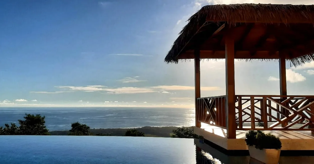 Lapazul Retreat Center pool + deck